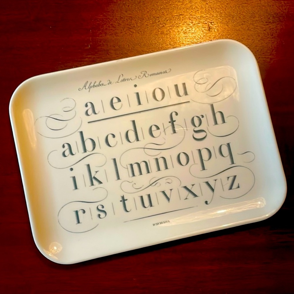 John Derian for Target Alphabet Tray